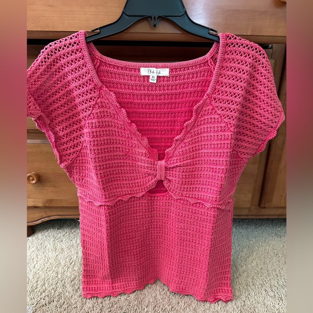NWOT OLI & HALI MINERAL WASHED TOP